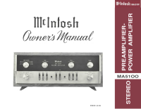 McIntosh MA-5100 - Owners Manual2